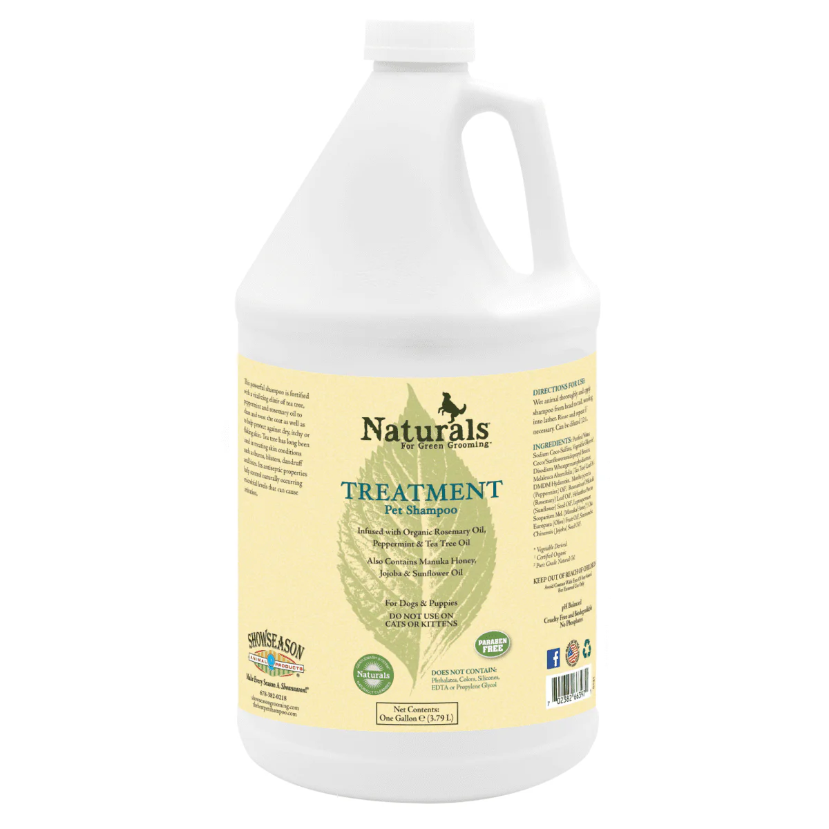 Showseason Naturals Treatment Shampoo Gallon - Image 1
