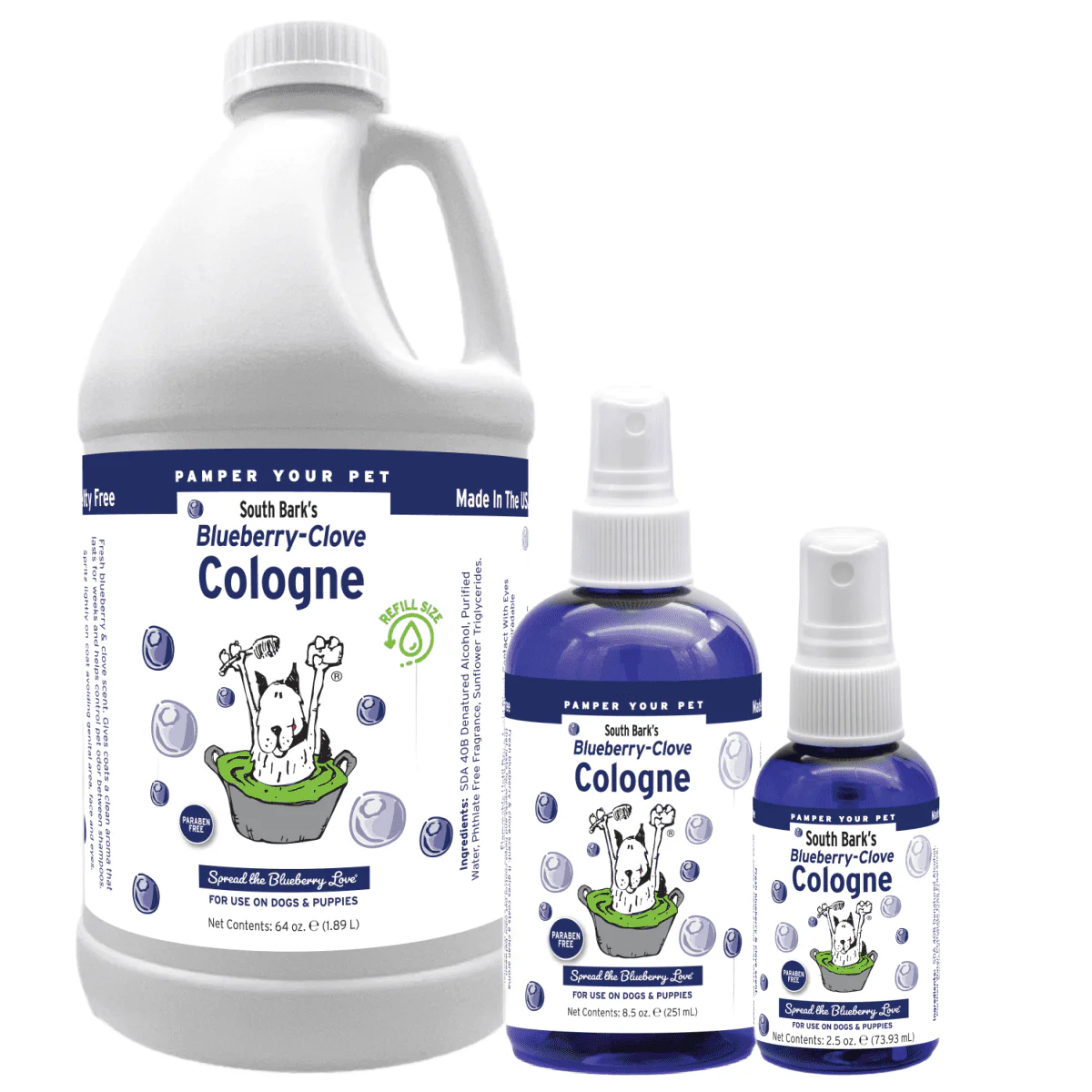 Showseason South Bark Blueberry Clove Cologne