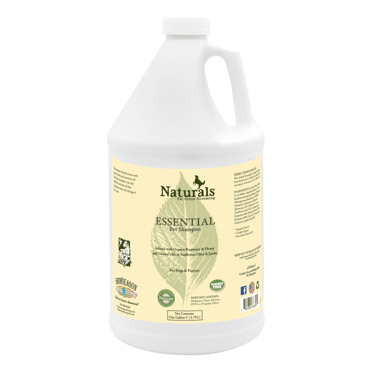 Showseason Naturals Essential Shampoo Gallon - Image 1