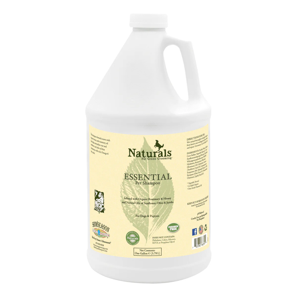 Showseason Naturals Essential Shampoo Gallon - Image 1