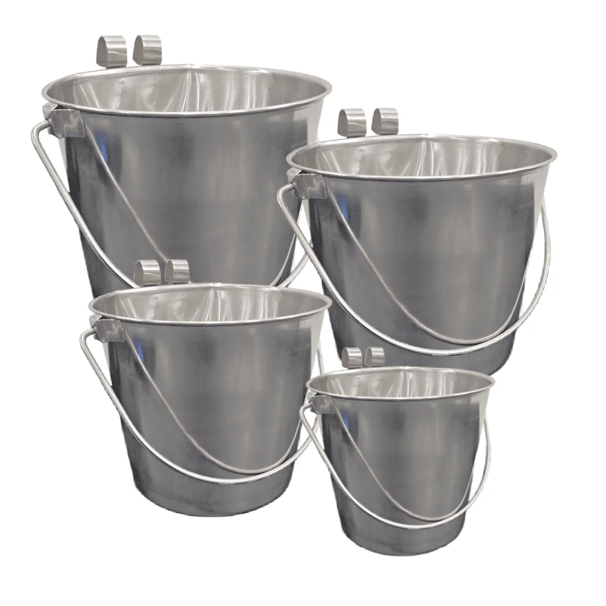 Advanced Pet Flat Sided Pail w/Hooks