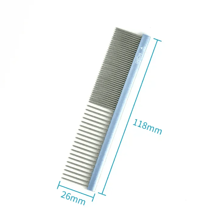 TK9 Face Comb Blue 4.5"