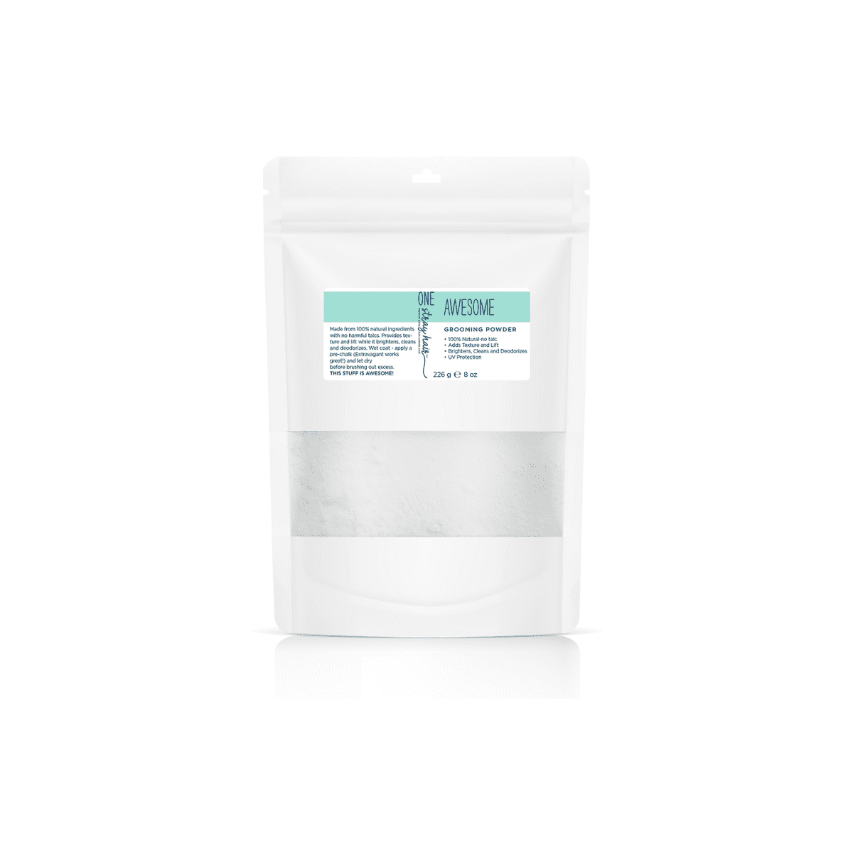 One Stray Hair Awesome - Grooming Powder 8oz - Image 1