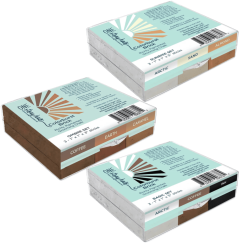 One Stray Hair Colorburst Chalks - Set of 3 Bricks