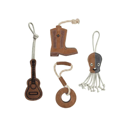 Advanced Pet Leather/Wool Toy