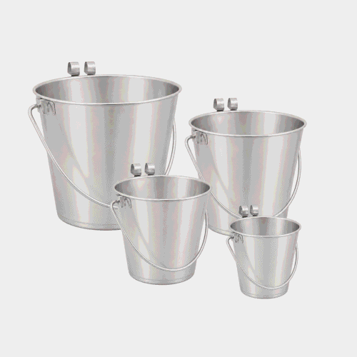 Advanced Pet Flat Sided Pail w/Hooks