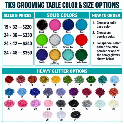 Grooming Table 24 x 36