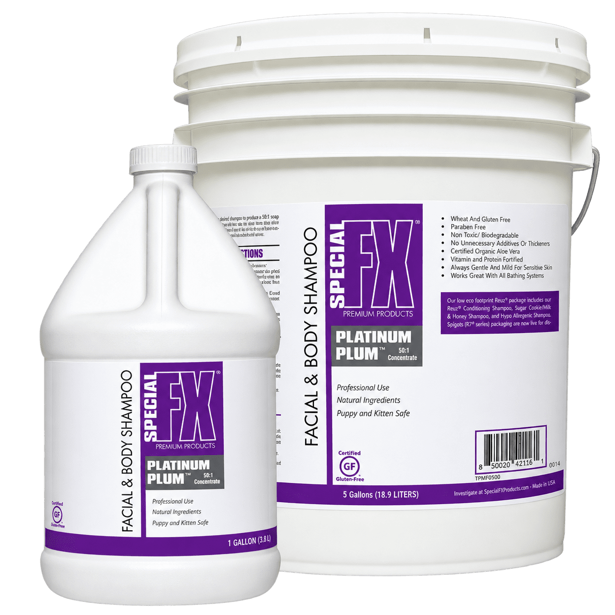 Envirogroom FX Plum Facial and Body Shampoo - Image 1