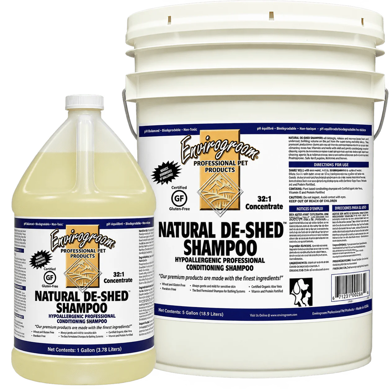 Envirogroom Natural De-Shed Shampoo