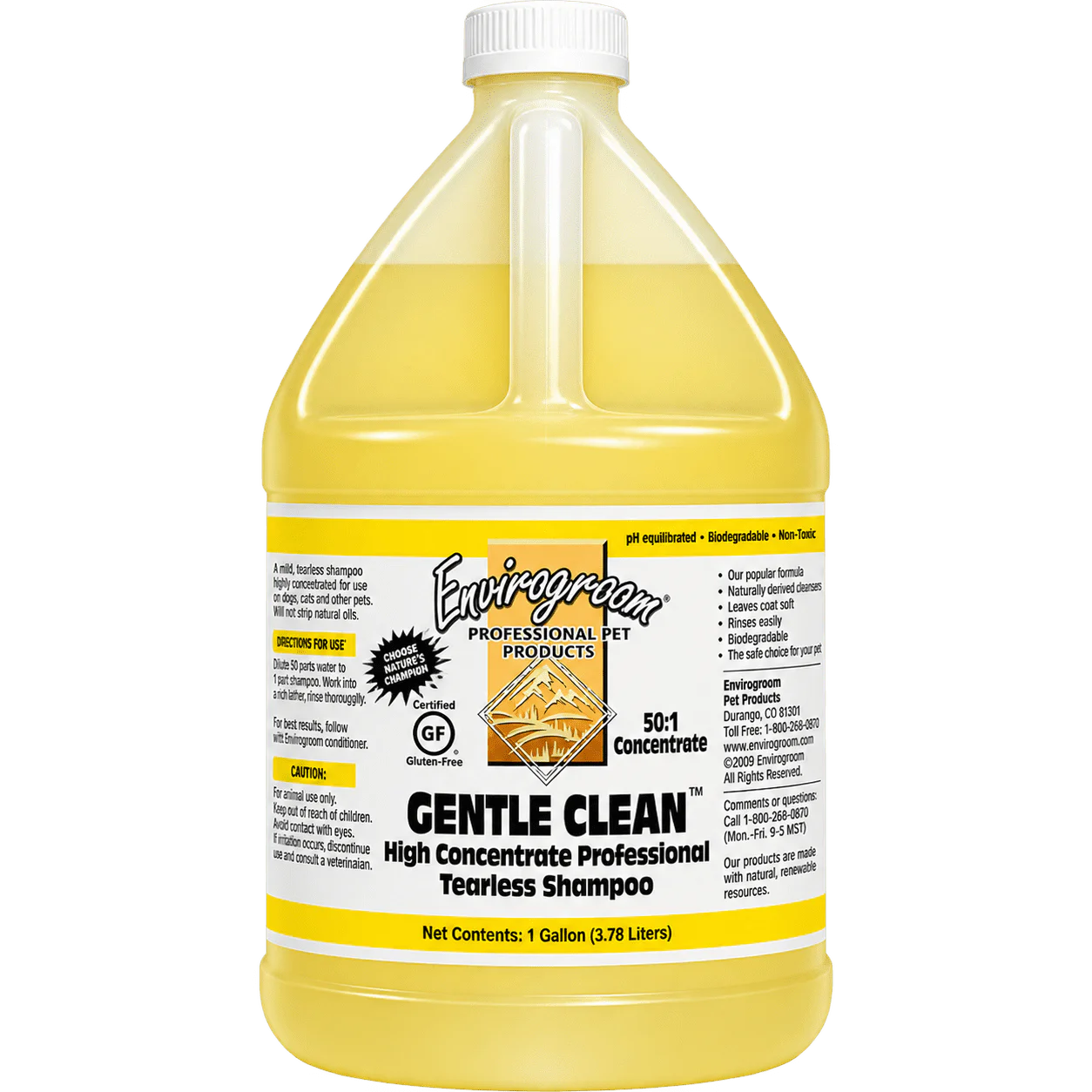 Envirogroom Gentle Clean Shampoo Gallon